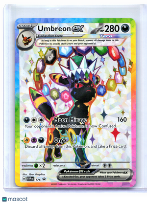 2025 Pokemon—Umbreon ex #176 Scarlet & Violet Promo—Black Star Promo Holo