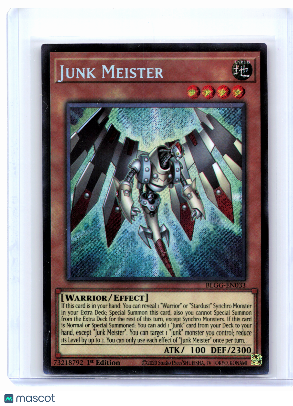 2026 Yu-Gi-Oh! TCG—Junk Meister #BLGG-EN033—Secret Rare Foil (1st Edition)