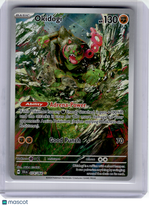 2024 Pokemon—Okidogi #74/64 Shrouded Fable—Illustration Rare Holo