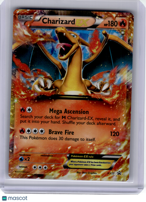 2014 Pokemon—Charizard EX #XY17 XY Promos— Holo [Moderatly Played]