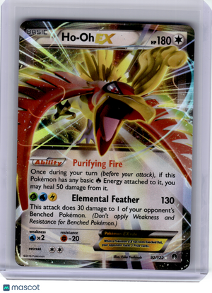 2016 Pokemon—Ho-Oh EX #92/122 BREAKpoint—Ultra Rare Holo [Lightly Played]