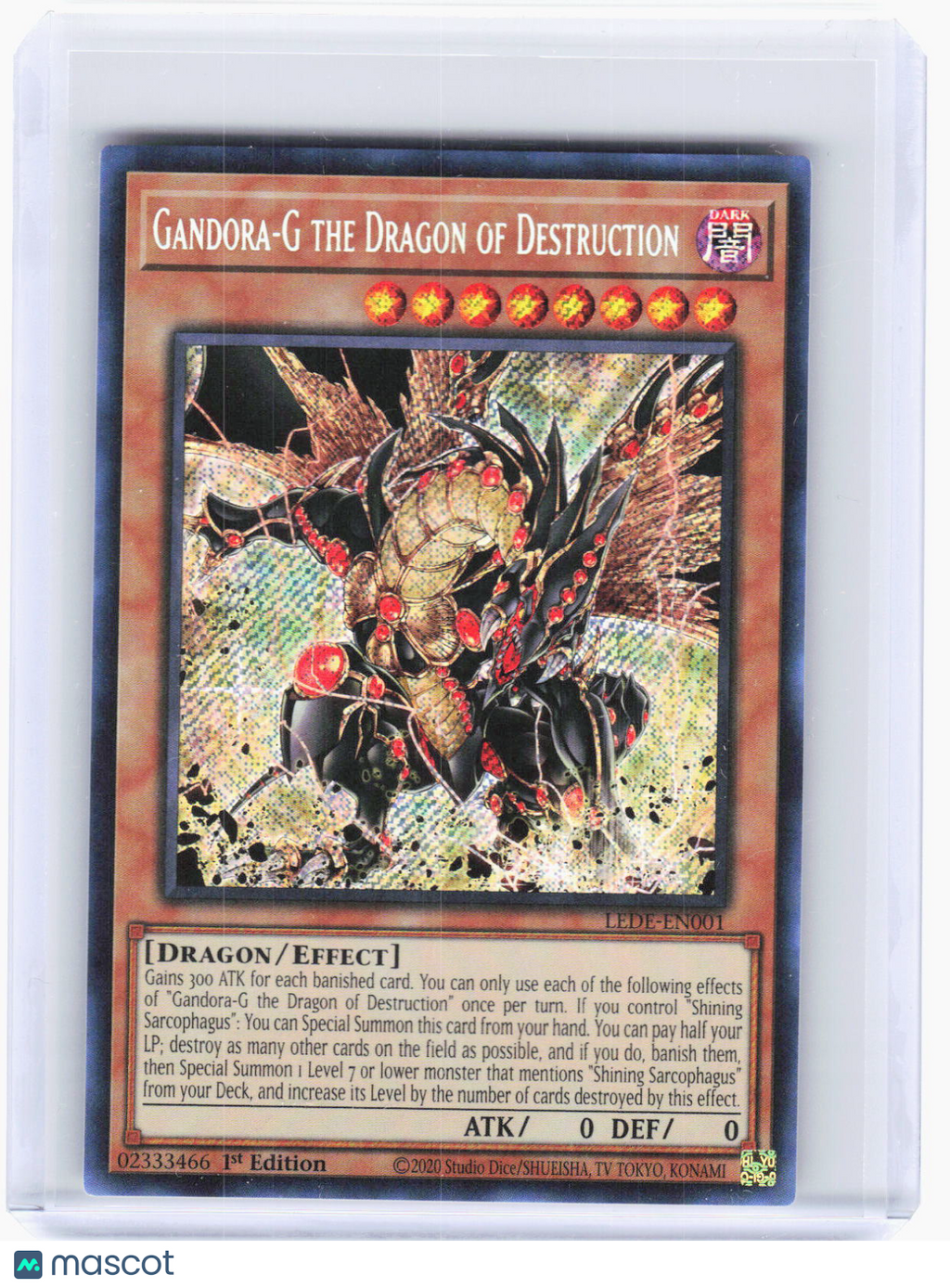 2024 Yu-Gi-Oh!—Gandora-G the Dragon of Destruction #LEDE-EN001 (LEDE)—SR Foil