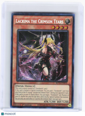 2024 Yu-Gi-Oh!—Lacrima the Crimson Tears #ROTA-EN014 Rage of the Abyss—SR Foil