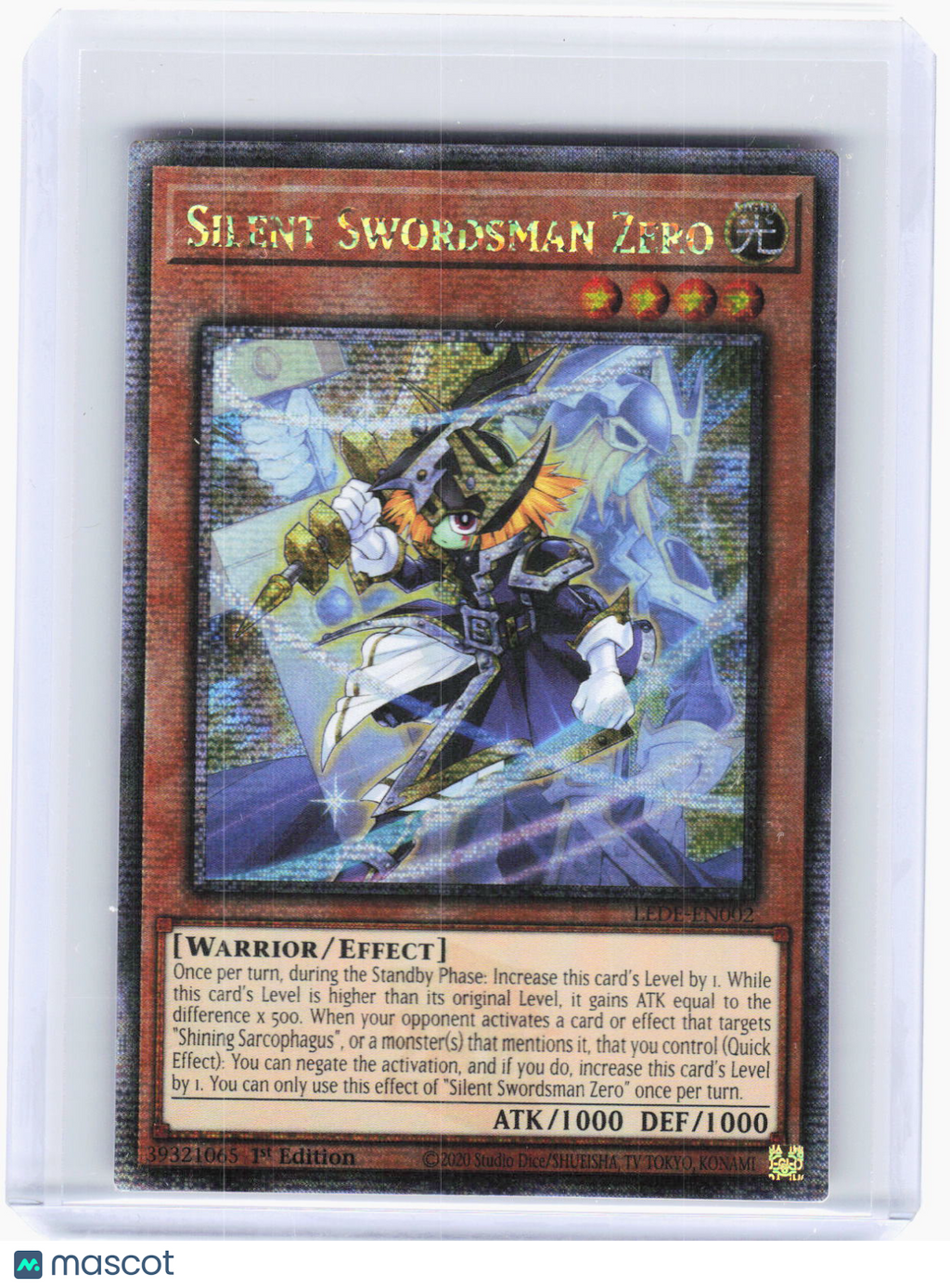 2024 Yu-Gi-Oh! TCG—Silent Swordsman Zero #LEDE-EN002(LEDE)—QCSR Foil