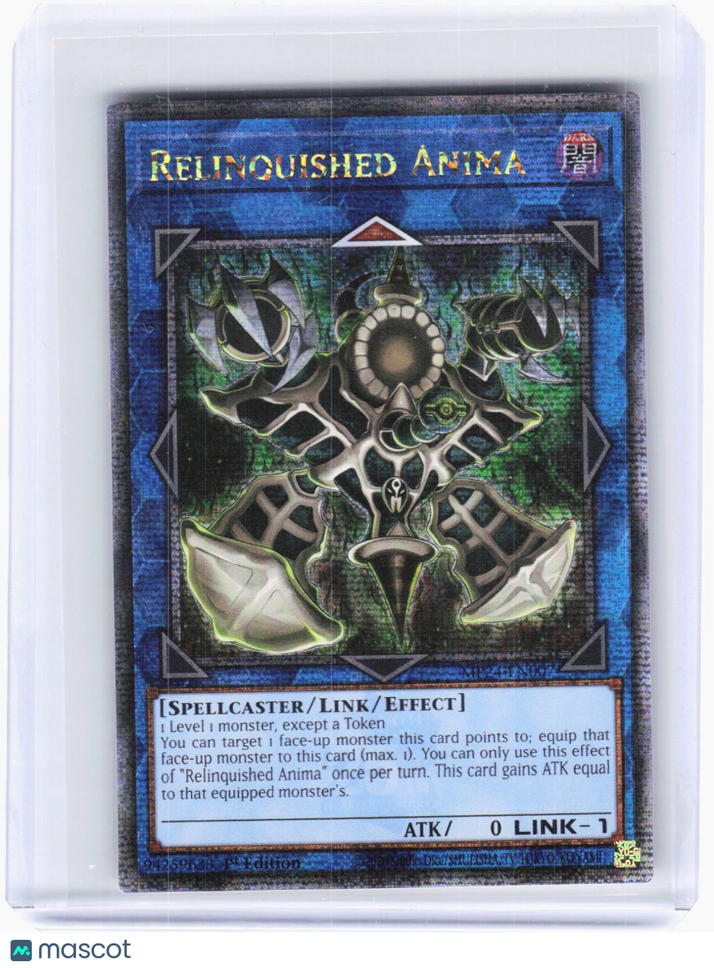 2021 Yu-Gi-Oh!—Relinquished Anima #MP24-EN007 (MP24)—QCSR Foil