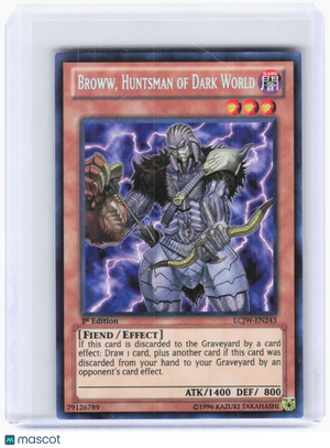 2013 Yu-Gi-Oh!—Broww, Huntsman of Dark World #LCJW-EN243 (LC04)—Secret Rare Foil