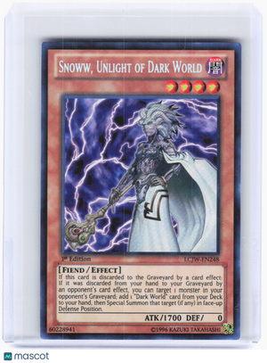 2013 Yu-Gi-Oh!—Snoww, Unlight of Dark World #LCJW-EN248(LC04)—Secret Rare Foil