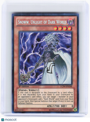 2013 Yu-Gi-Oh!—Snoww, Unlight of Dark World #LCJW-EN248 (LC04)—Secret Rare Foil
