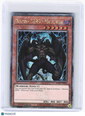 2024 Yu-Gi-Oh!—Destiny HERO - Malicious #RA03-EN001 (RA03)—QCSR Foil