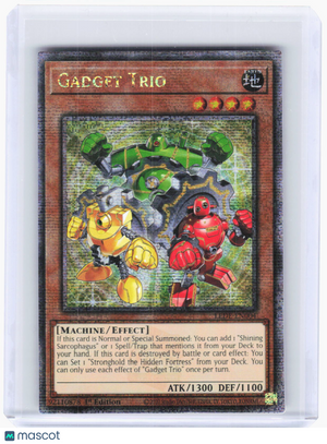 2024 Yu-Gi-Oh!—Gadget Trio #LEDE-EN004 Legacy of Destruction—QCSR Foil
