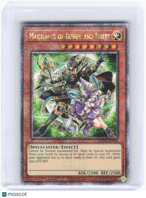 2023 Yu-Gi-Oh!—Magicians of Bonds and Unity #DUNE-EN000 Duelist Nexus—QCSR Foil
