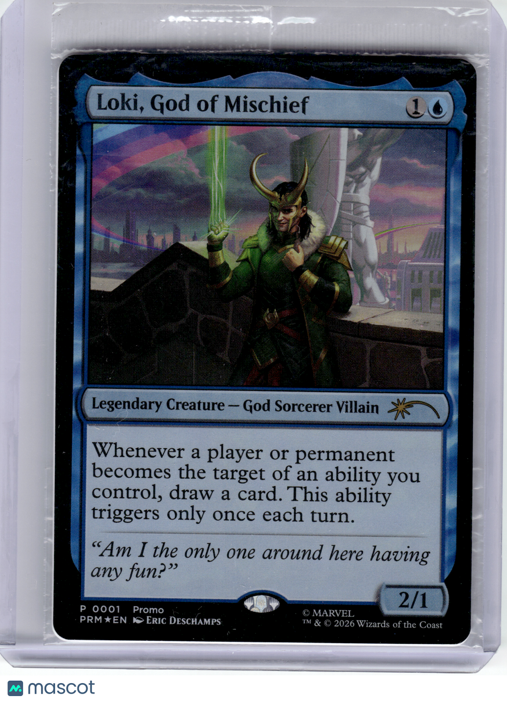 2025 Magic: TG—Loki, God of Mischief #1 Media Promos—Promo Foil (Sealed)