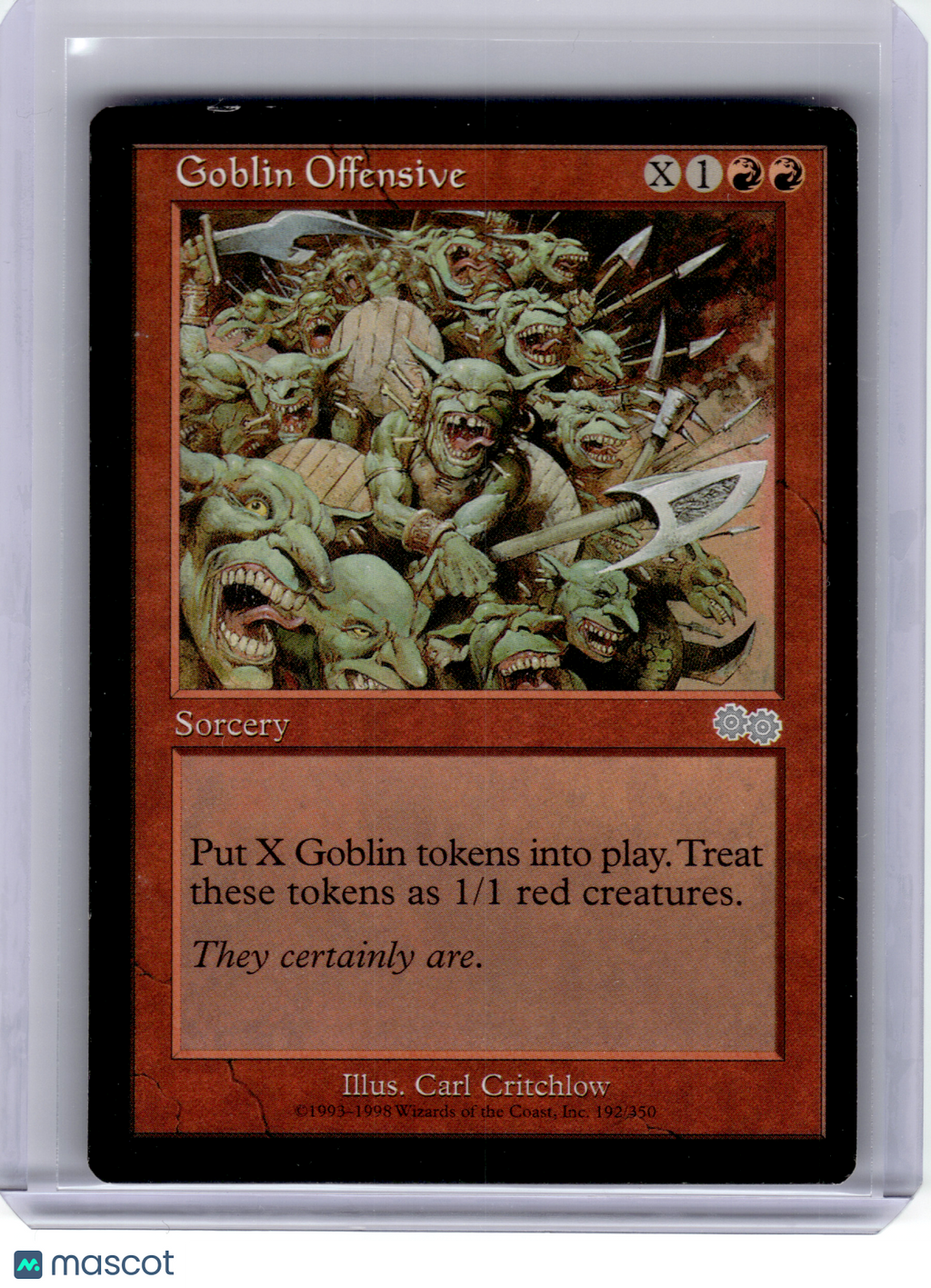 1998 Magic: TG—Goblin Offensive #192 Urza's Saga—Uncommon Nonfoil [LP]