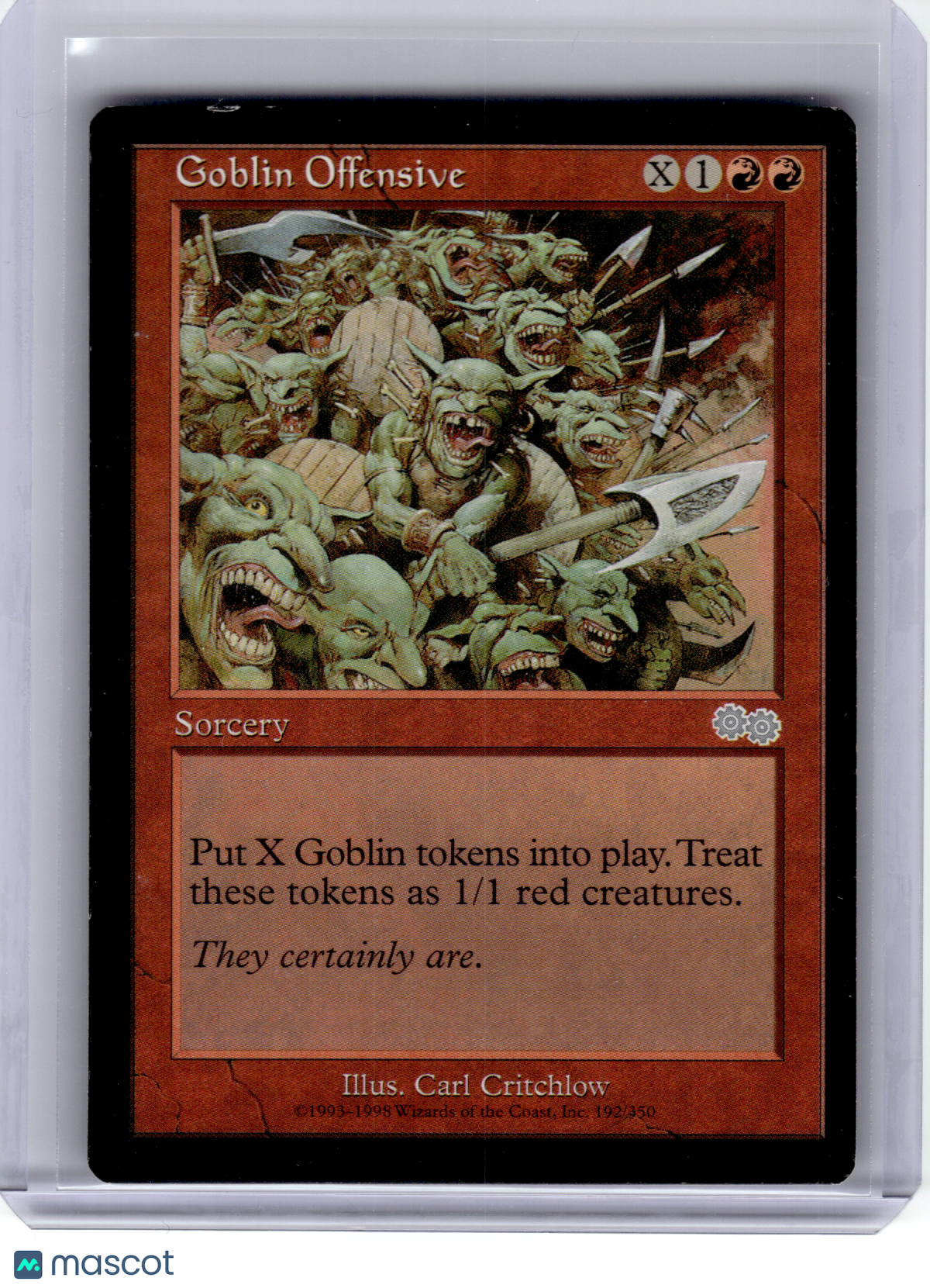 1998 Magic: TG—Goblin Offensive #192 Urza's Saga—Uncommon Nonfoil [LP]