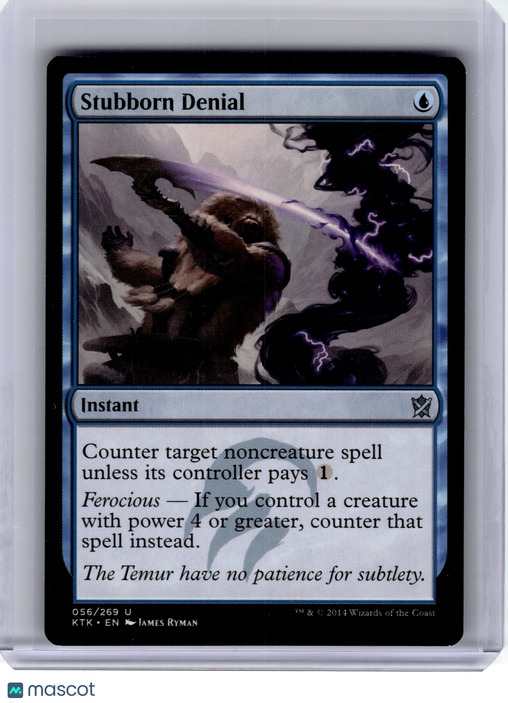 2014 Magic: The Gathering—Stubborn Denial #56 Khans of Tarkir—Uncommon Nonfoil