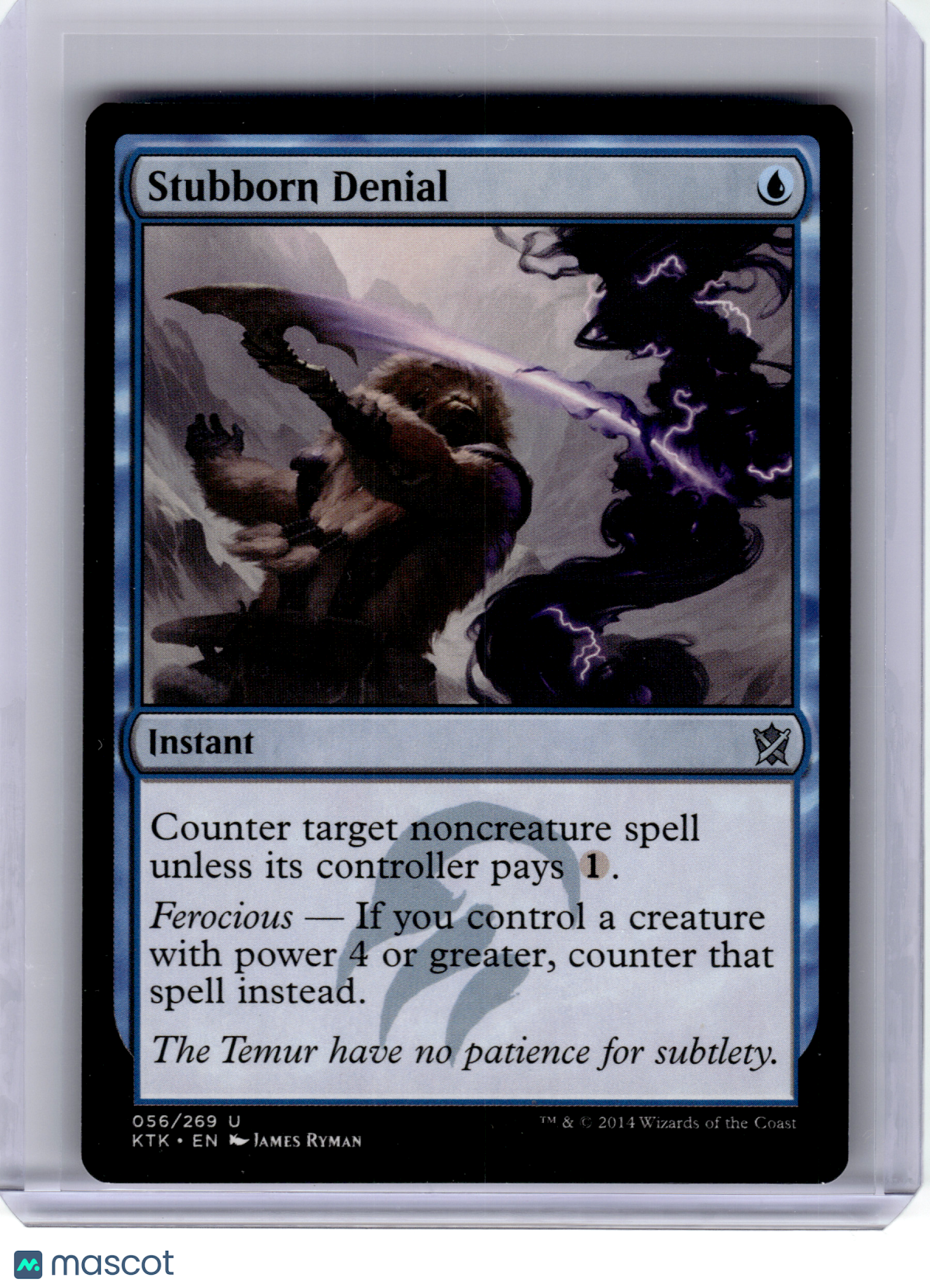 2014 Magic: The Gathering—Stubborn Denial #56 Khans of Tarkir—Uncommon Nonfoil