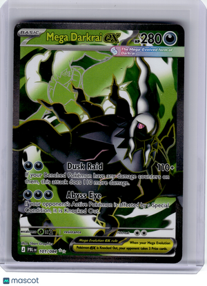 2026 Pokemon—Mega Darkrai ex #101 Pitch Black—Ultra Rare Holo [Lightly Played]