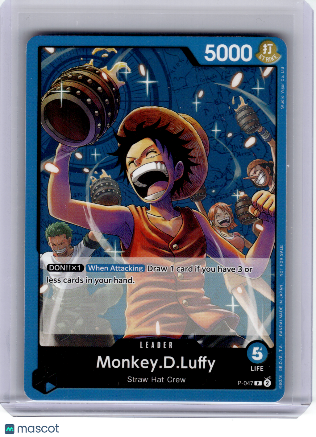 2023 One Piece—Monkey.D.Luffy #P-047 One Piece Promotion Cards—P Nonfoil [LP]