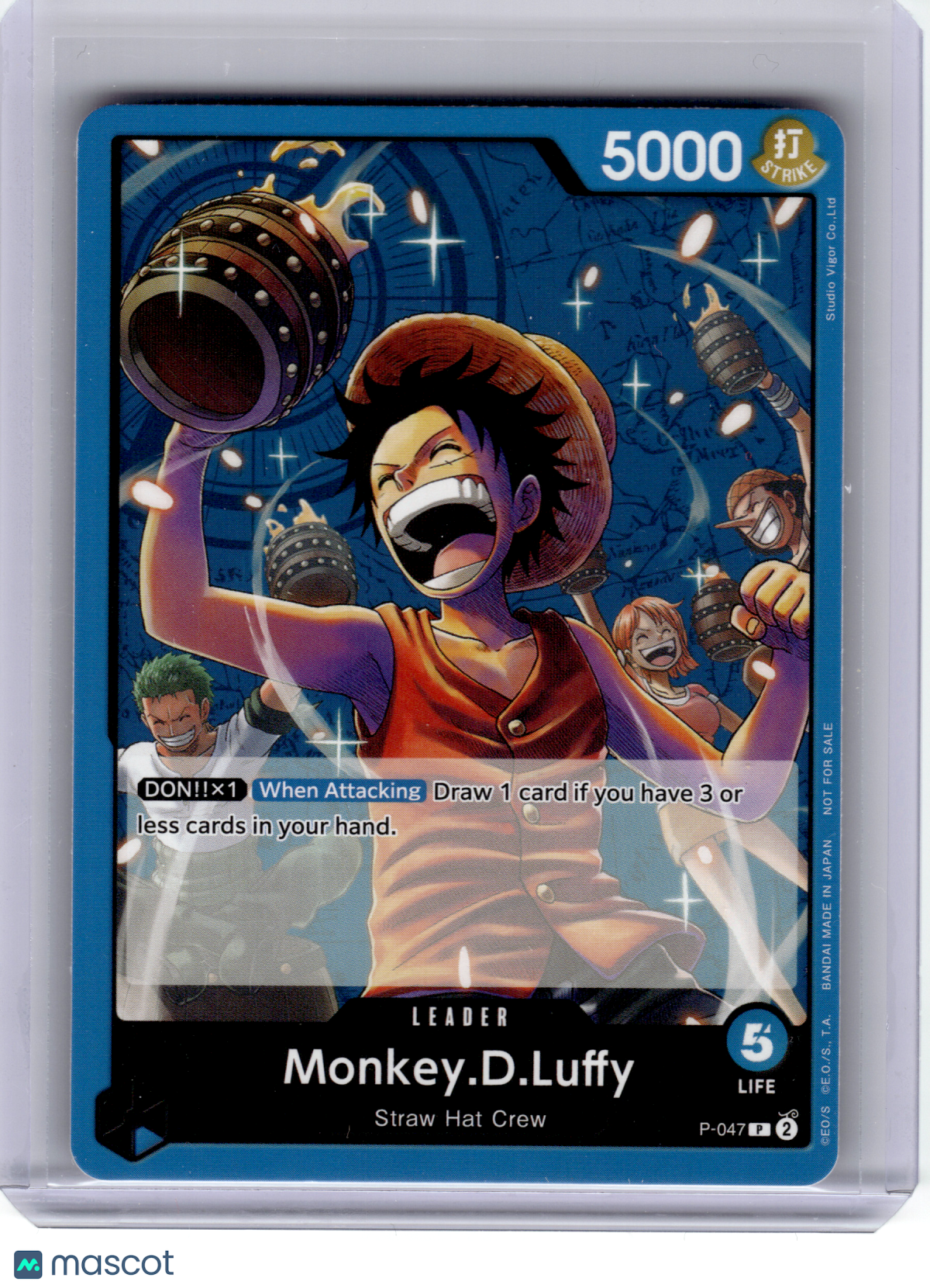 2023 One Piece—Monkey.D.Luffy #P-047 One Piece Promotion Cards—P Nonfoil [LP]