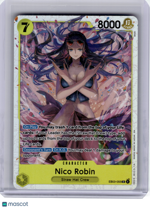 2026 One Piece—Nico Robin #EB03-055 Heroines Edition—Super Rare Foil