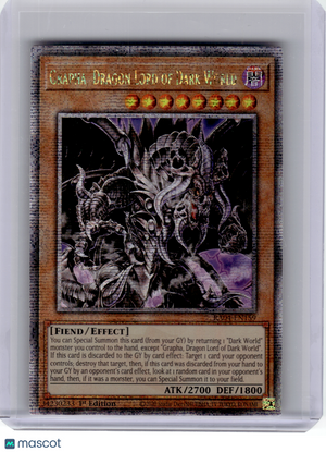 2025 YuGiOh!—Grapha, Dragon Lord of Dark World #RA04-EN159—QCR Foil (1st ED)