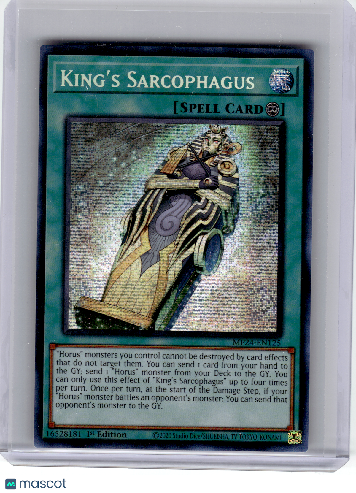 2024 YuGiOh!—King's Sarcophagus #MP24-EN125—Prismatic Secret Rare Foil (1st ED)