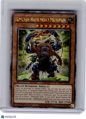 2024 YuGiOh!—Sengenjin Wakes from a Millennium #INFO-EN001—QCR Foil (1st ED)
