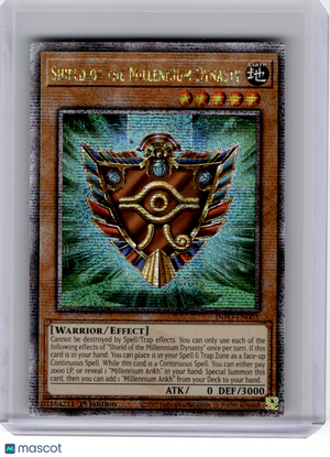 2024 YuGiOh!—Shield of the Millennium Dynasty #INFO-EN003—QCR Foil (1st ED)