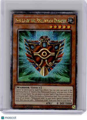 2024 YuGiOh!—Shield of the Millennium Dynasty #INFO-EN003—QCR Foil (1st ED)