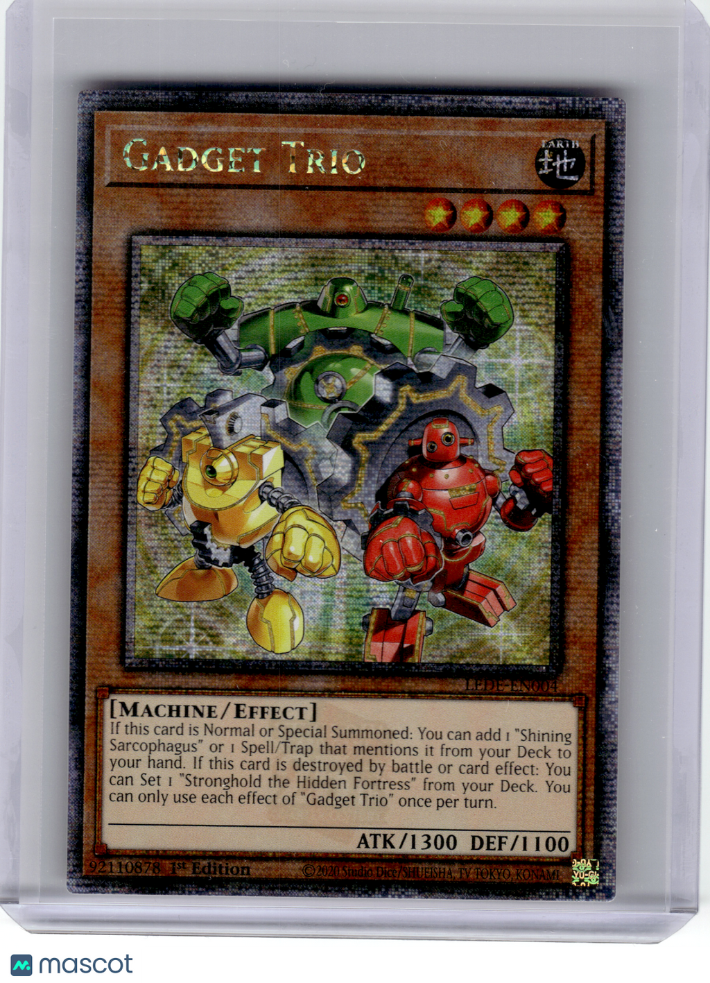 2024 YuGiOh!—Gadget Trio #LEDE-EN004 Legacy of Destruction—QCR Foil (1st ED)