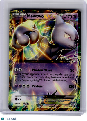 2016 Pokemon—Mewtwo EX #XY183 XY Promos—Black Star Promo Holo