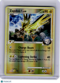 2009 Pokemon—Zapdos G #12 Arceus—Rare Reverse Holo [Heavily Played]