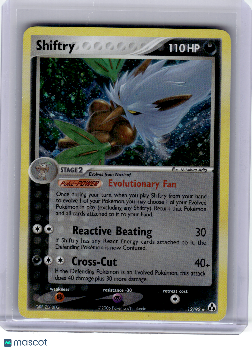 2006 Pokemon—Shiftry #12 EX Legend Maker—Holo Rare Holo [Damaged]