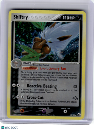 2006 Pokemon—Shiftry #12 EX Legend Maker—Holo Rare Holo [Damaged]
