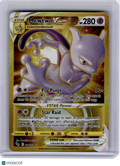 2022 Pokemon—Mewtwo VSTAR #86 GO—Secret Rare Holo [Damaged]