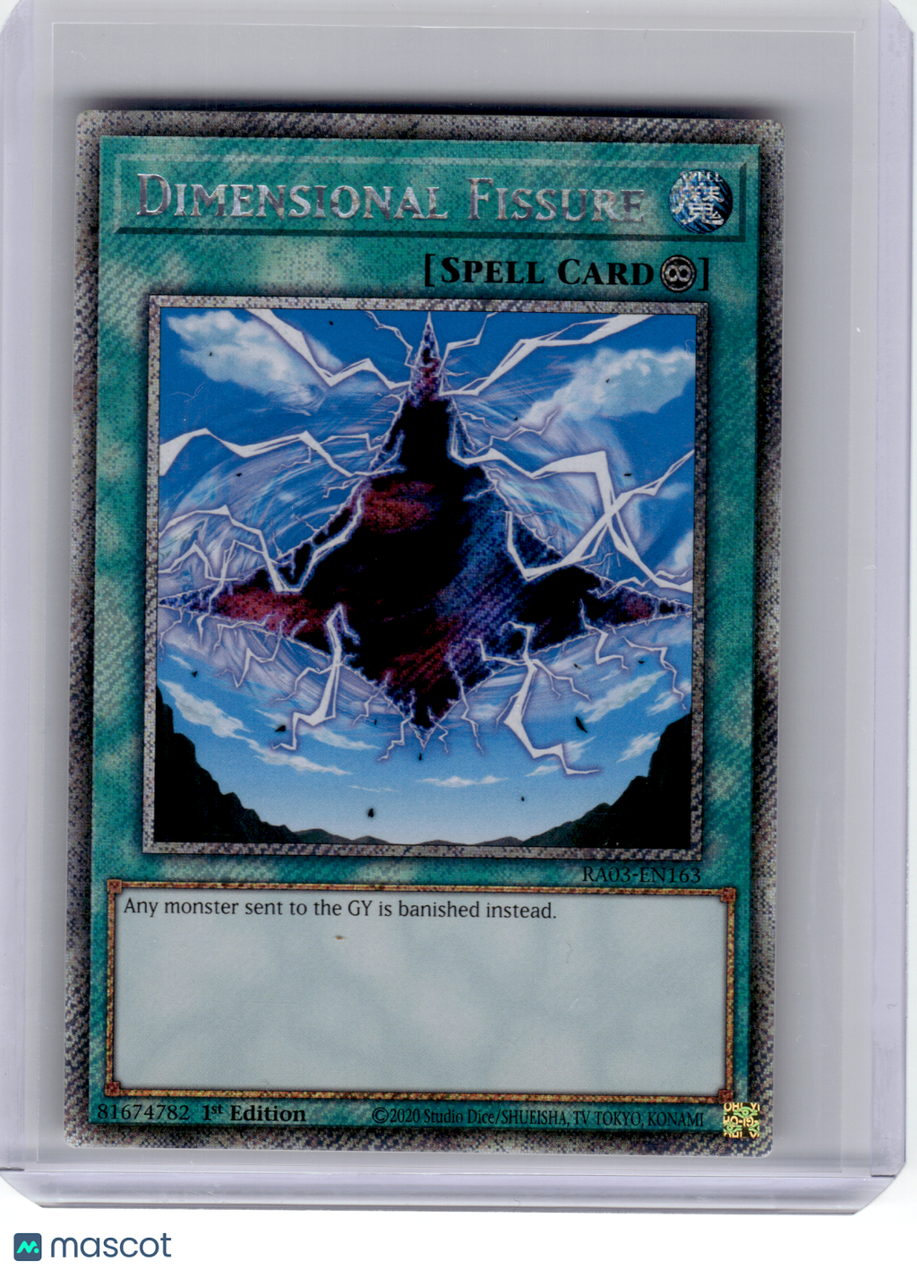2024 Yu-Gi-Oh!—Dimensional Fissure #RA03-EN163—Platinum Secret Rare [1st Ed]