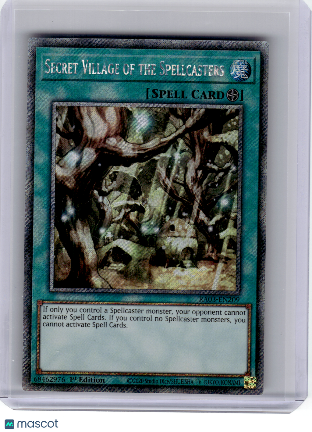 Yu-Gi-Oh!—Secret Village of the Spellcasters #RA03-EN209—Platinum Rare [1st Ed]