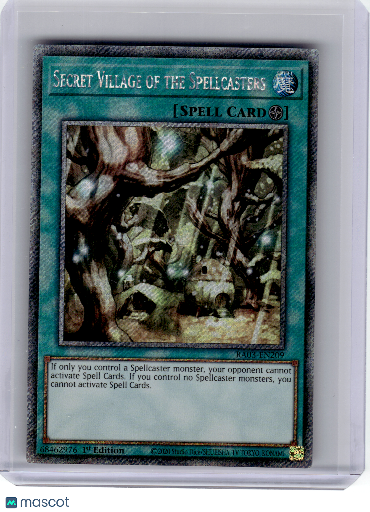 Yu-Gi-Oh!—Secret Village of the Spellcasters #RA03-EN209—Platinum Rare [1st Ed]