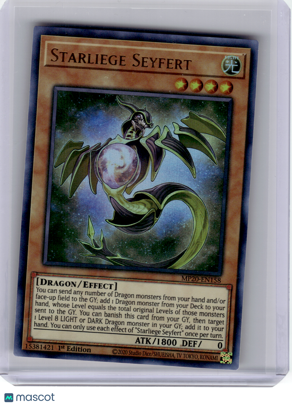 2020 YuGiOh!—Starliege Seyfert #EN158 Tin of Lost Memories—UR Foil (1st Edition)
