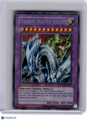 2020 YuGiOh!—Dragon Master Knight 2020 (Date Reprint) EN097 RP2—Secret Rare Foil