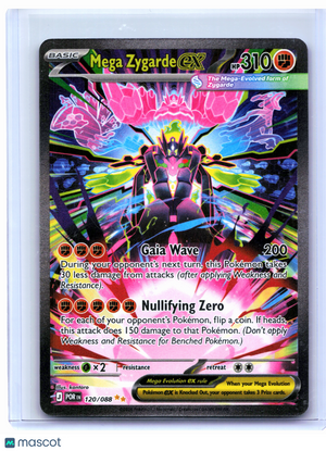 2026 Pokemon—Mega Zygarde ex #120/088 Perfect Order—SIR Holo
