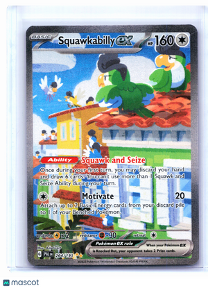 2023 Pokemon—Squawkabilly ex #264/193 Paldea Evolved—SIR Holo [Lightly Played]