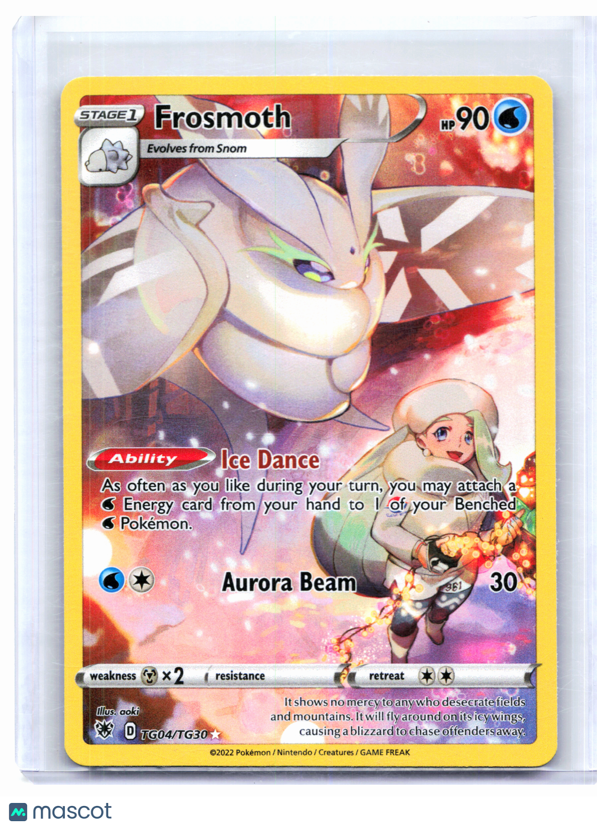 2022 Pokemon—Frosmoth #TG04/TG30 Astral Radiance Trainer Gallery—UR Holo [LP]
