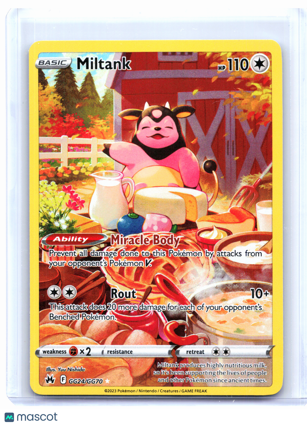 2023 Pokemon—Miltank #GG24/GG70 Crown Zenith: Galarian Gallery—UR Holo [LP]