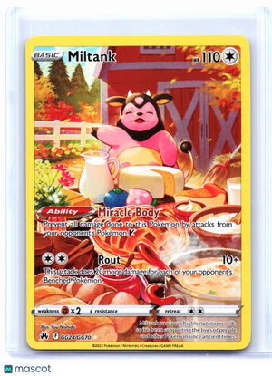 2023 Pokemon—Miltank #GG24/GG70 Crown Zenith: Galarian Gallery—UR Holo [LP]