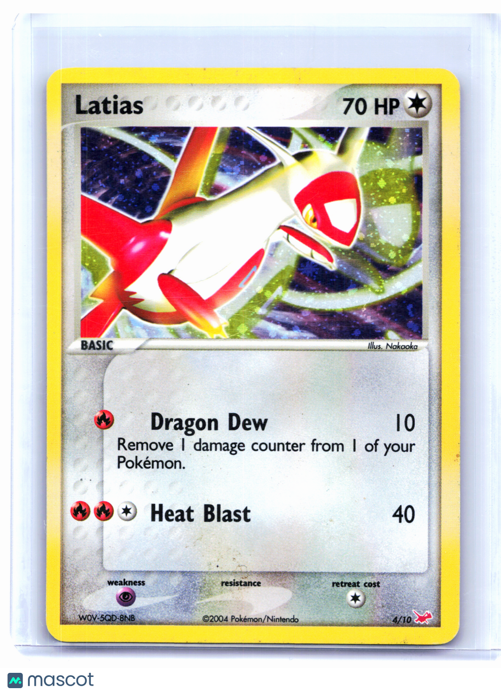 2004 Pokemon—Latias #4/10 EX Trainer Kit 1: Latias & Latios—Common Holo [LP]