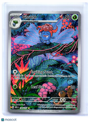 2023 Pokemon—Gloom #198/197 Obsidian Flames—Illustration Rare Holo [HP]