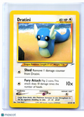 2002 Pokemon—Dratini #63/105 Neo Destiny—Common Nonholo [Heavily Played]