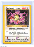 2000 Pokemon—Team Rocket's Meowth #18 WoTC Promo—Black Star Promo Holo [HP]