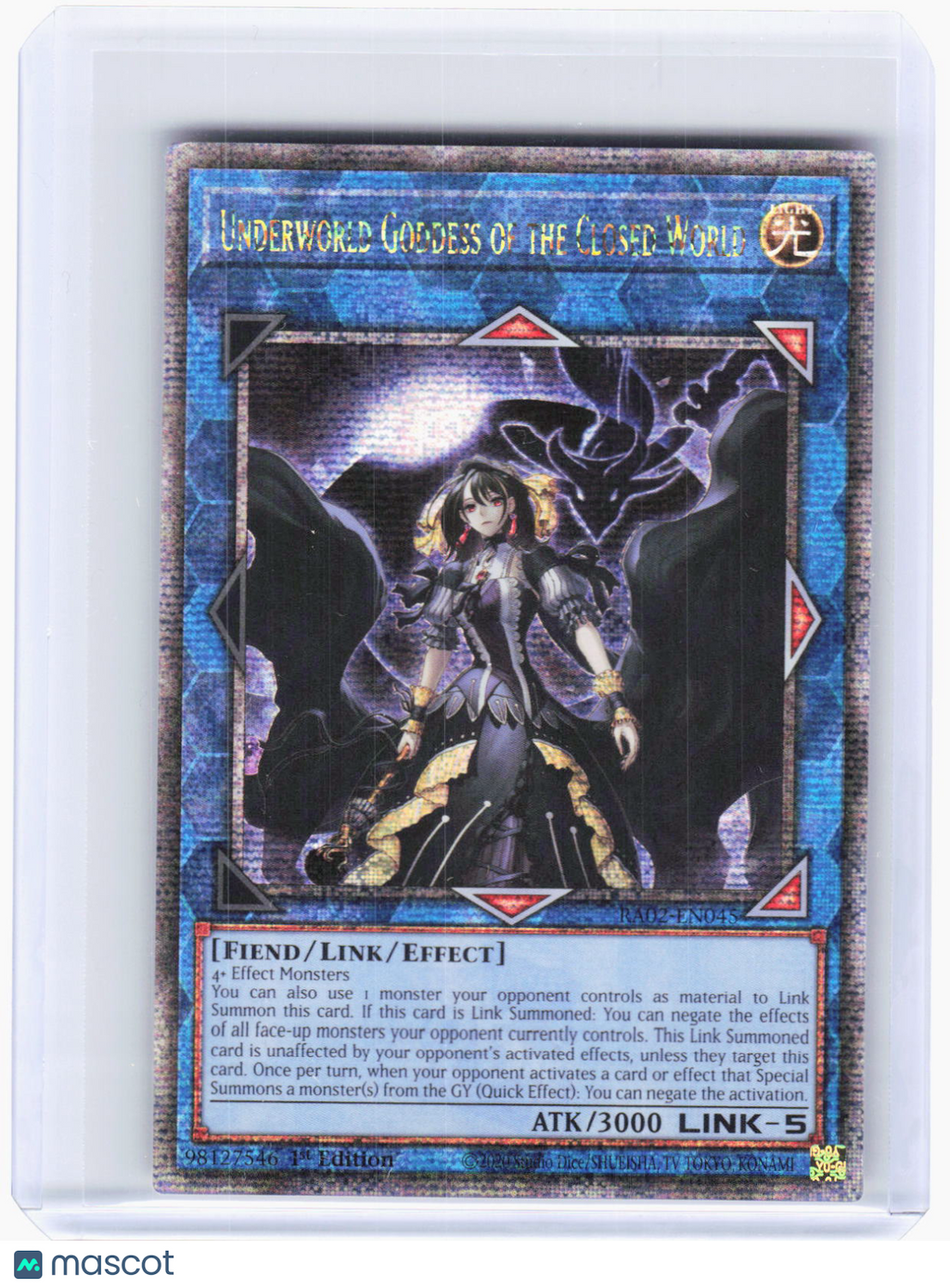 2021 YuGiOh!—Underworld Goddess of the Closed World #RA02-EN045 (RA02)—QCSR Foil